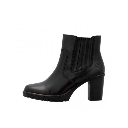 Lak Korak Rieker ženska kratka čizma Y2577-00