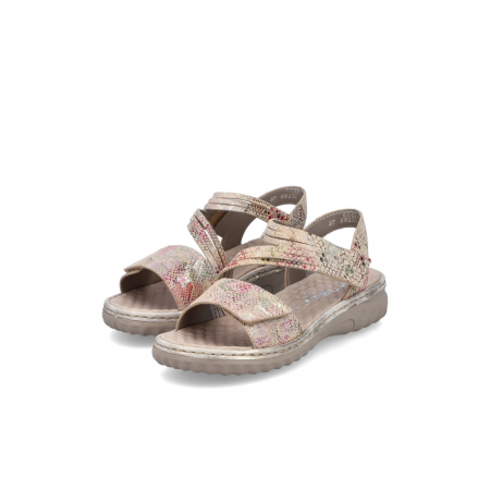 Lak Korak Rieker ženske sandale 60464-90