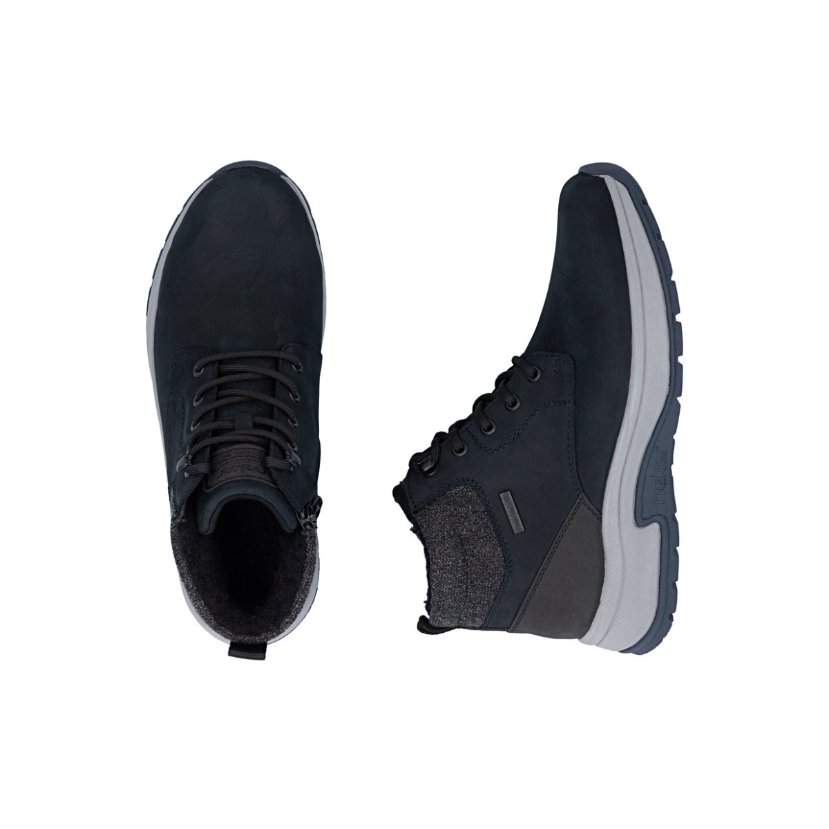 Rieker muške gležnjače 11004-14 Lak Korak