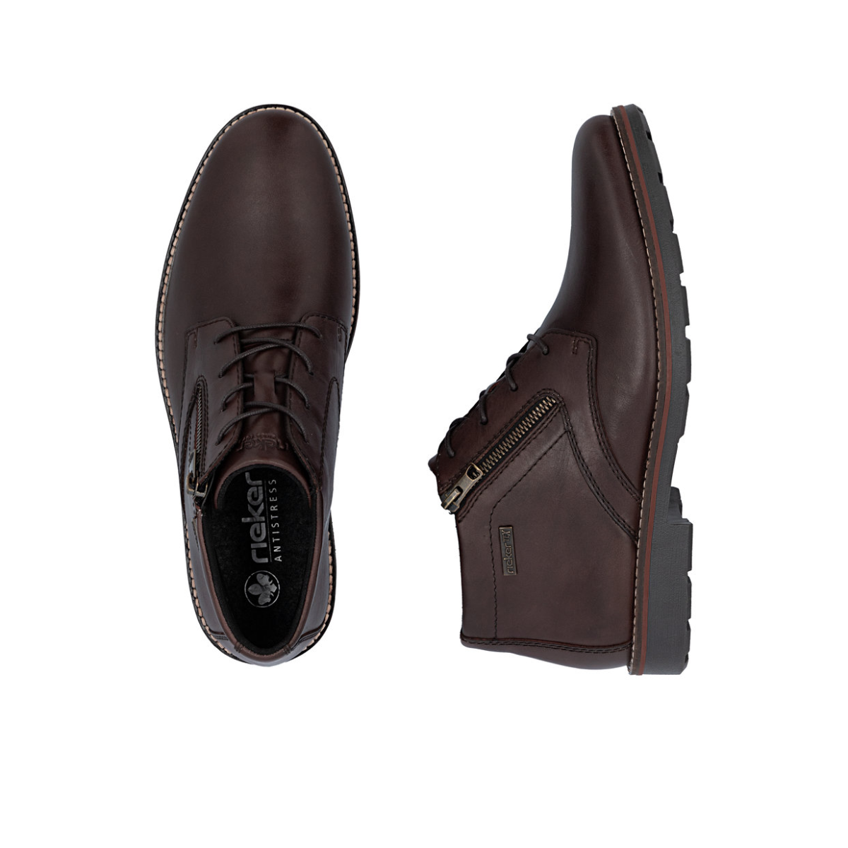 Rieker muške gležnjače 15324-25 Lak Korak