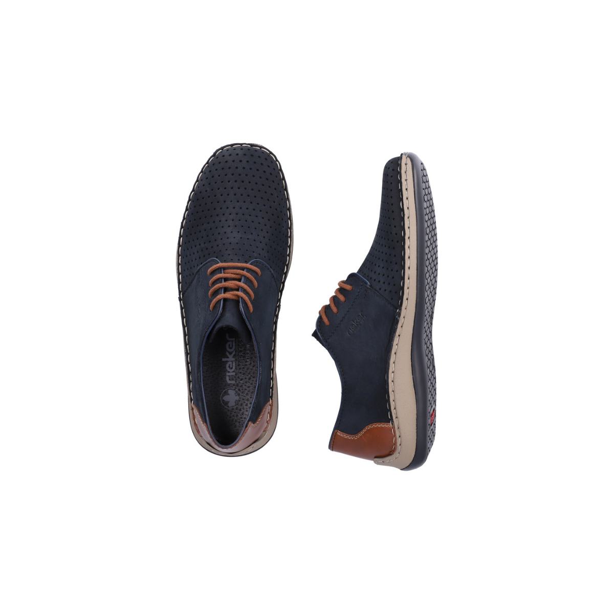 Rieker muške polucipele 05226-14 Lak Korak