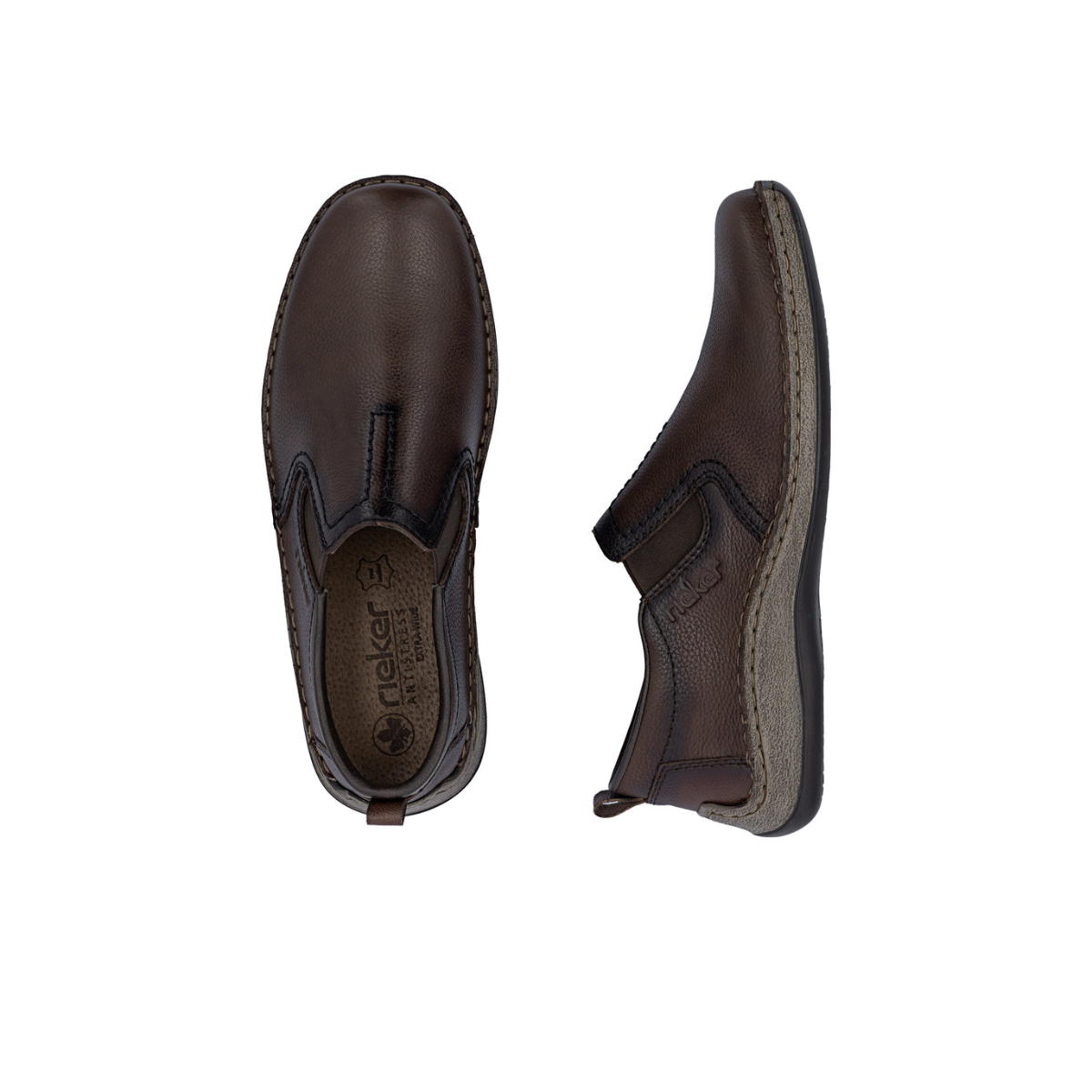 Rieker muške polucipele 05264-26 Lak Korak