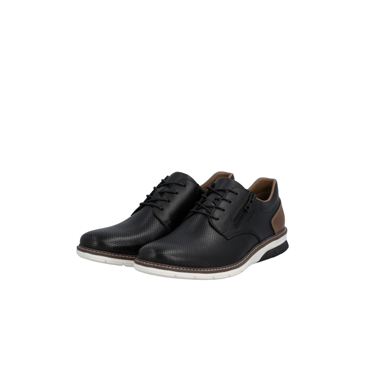 Rieker muške polucipele 14412-00 Lak Korak