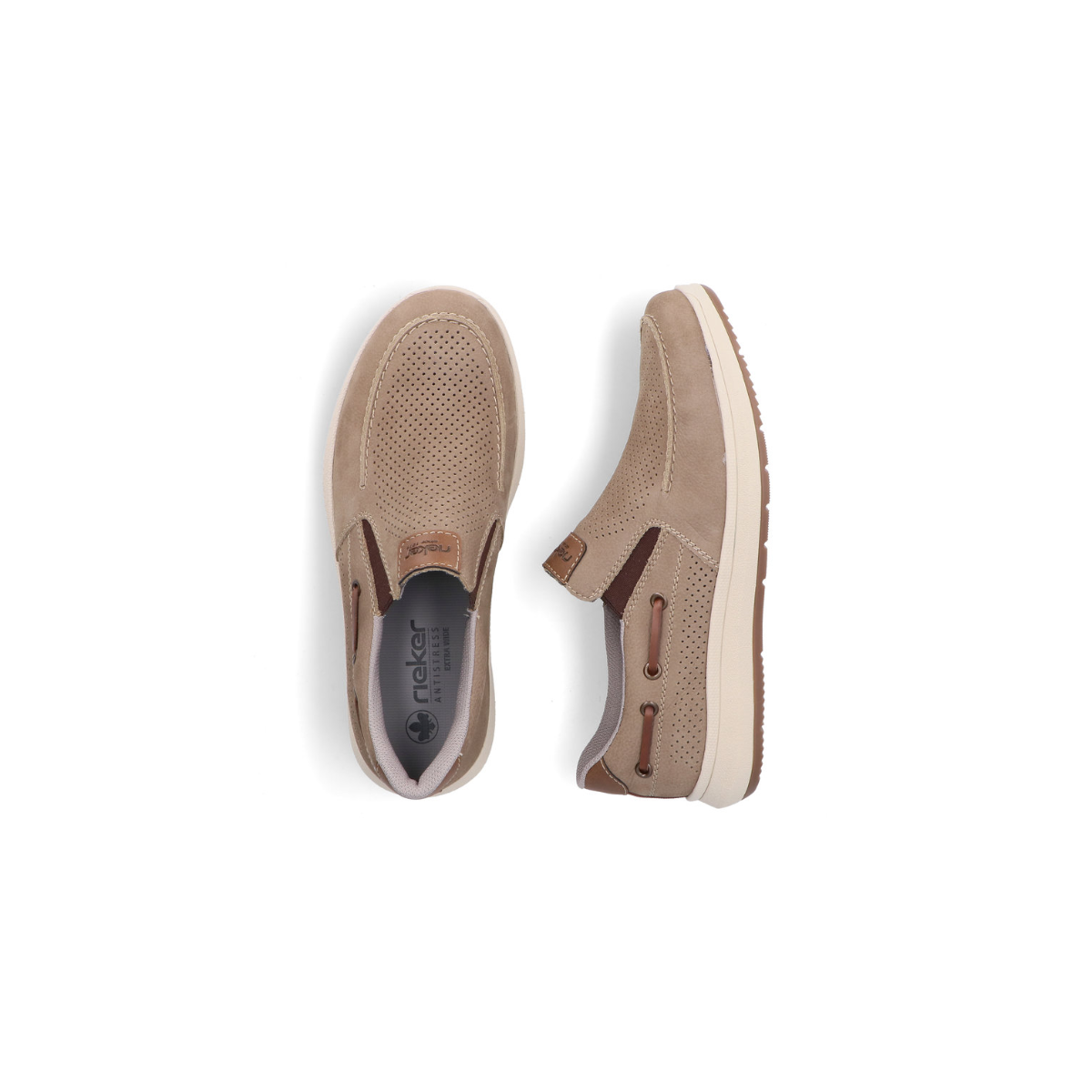 Rieker muške polucipele 16968-64 Lak Korak