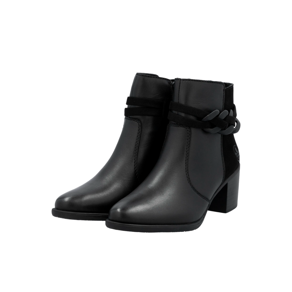 Rieker ženska kratka čizma Y2066-00 Lak Korak