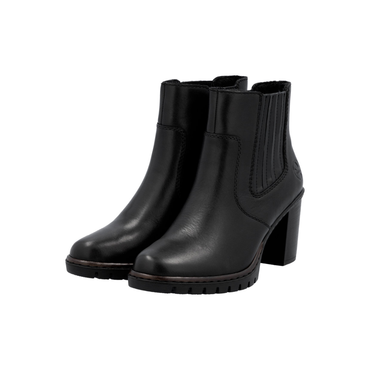 Rieker ženska kratka čizma Y2577-00 Lak Korak