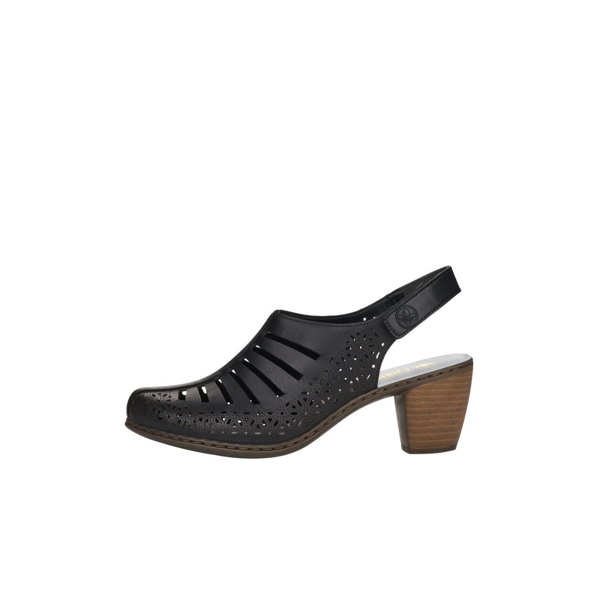 Rieker ženska sandaleta 40959-00 Lak Korak