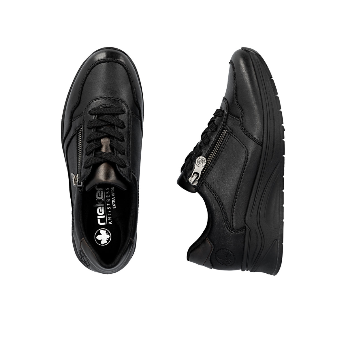 Rieker ženske cipele n9501-01 Lak Korak