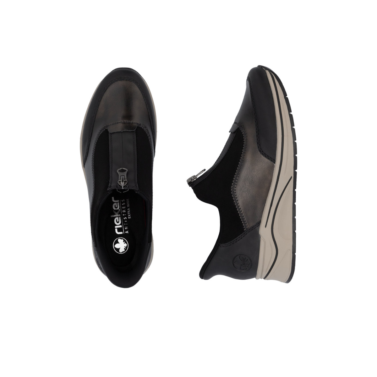 Rieker ženske cipele N9553-25 Lak Korak