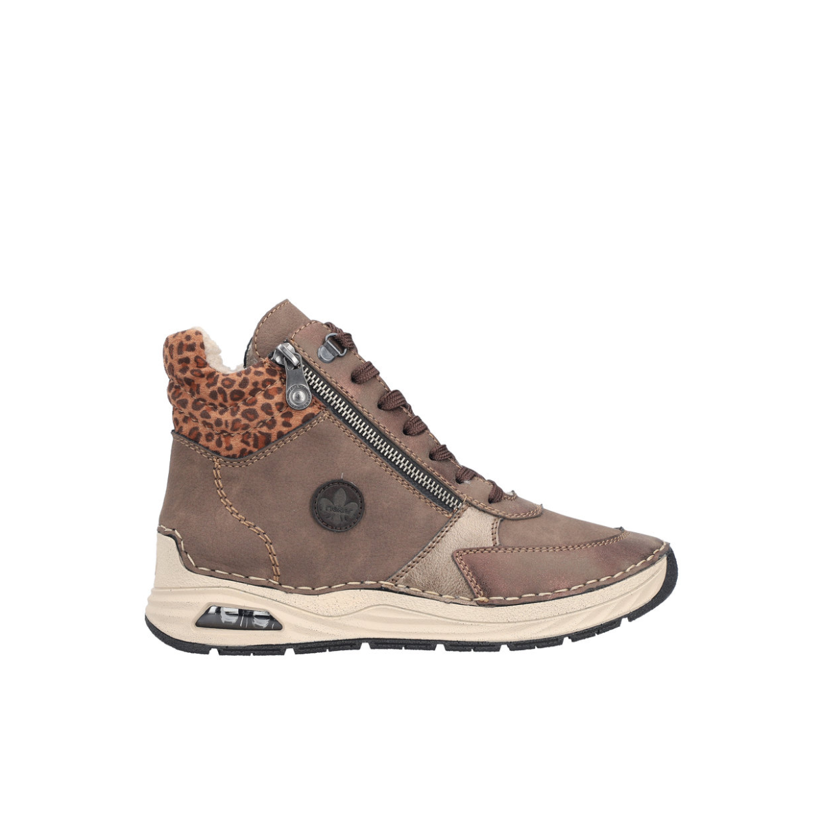 Rieker ženske gležnjače 44565-25 Lak Korak