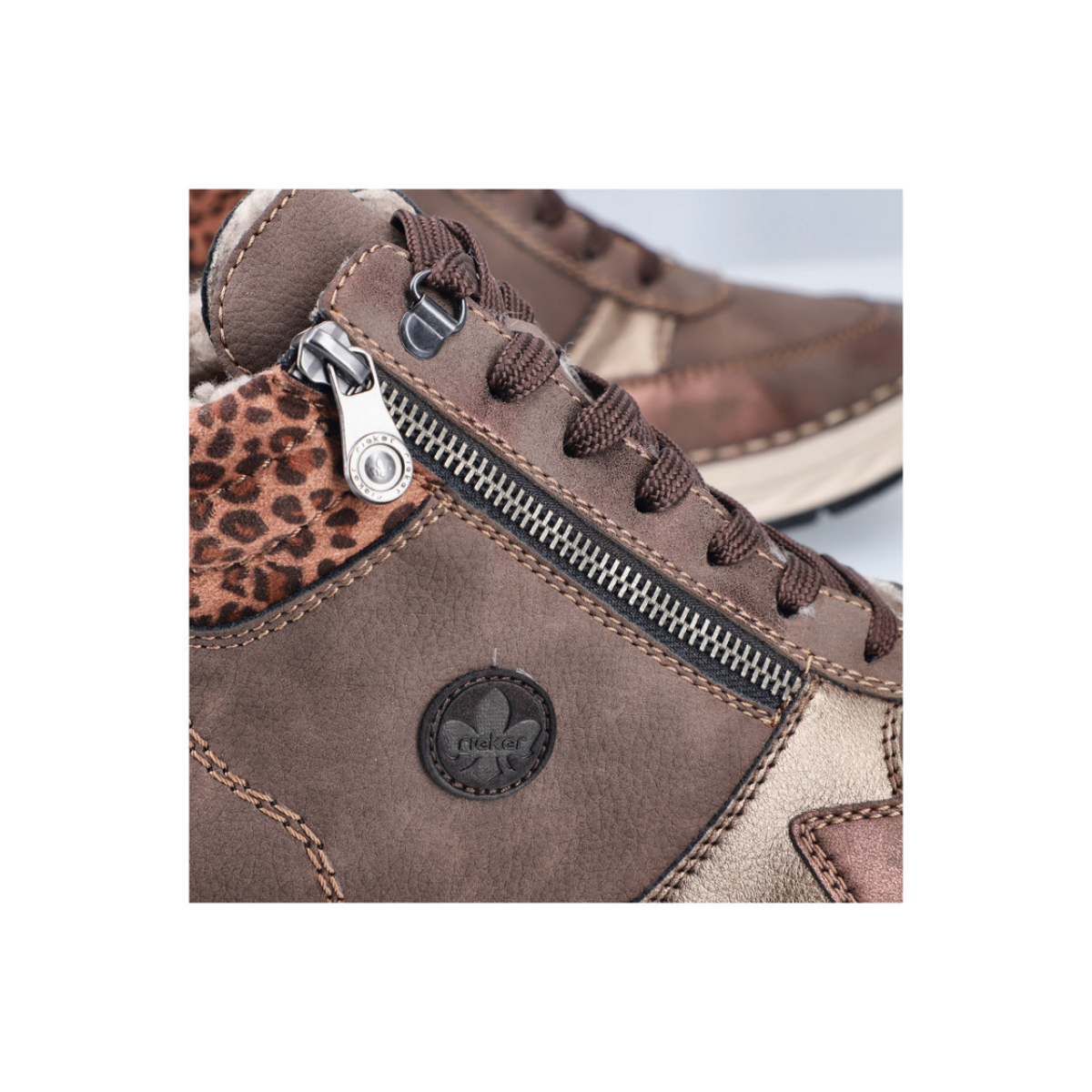 Rieker ženske gležnjače 44565-25 Lak Korak