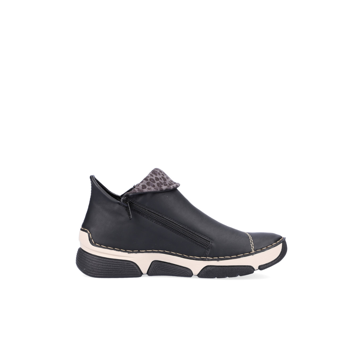 Rieker ženske gležnjače 45983-00 Lak Korak