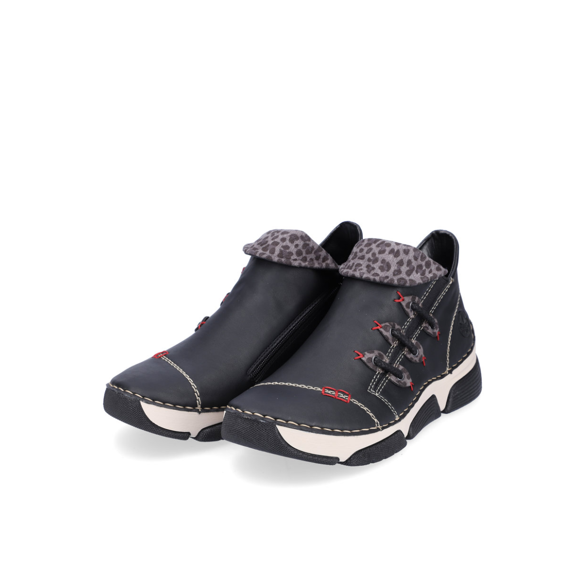 Rieker ženske gležnjače 45983-00 Lak Korak