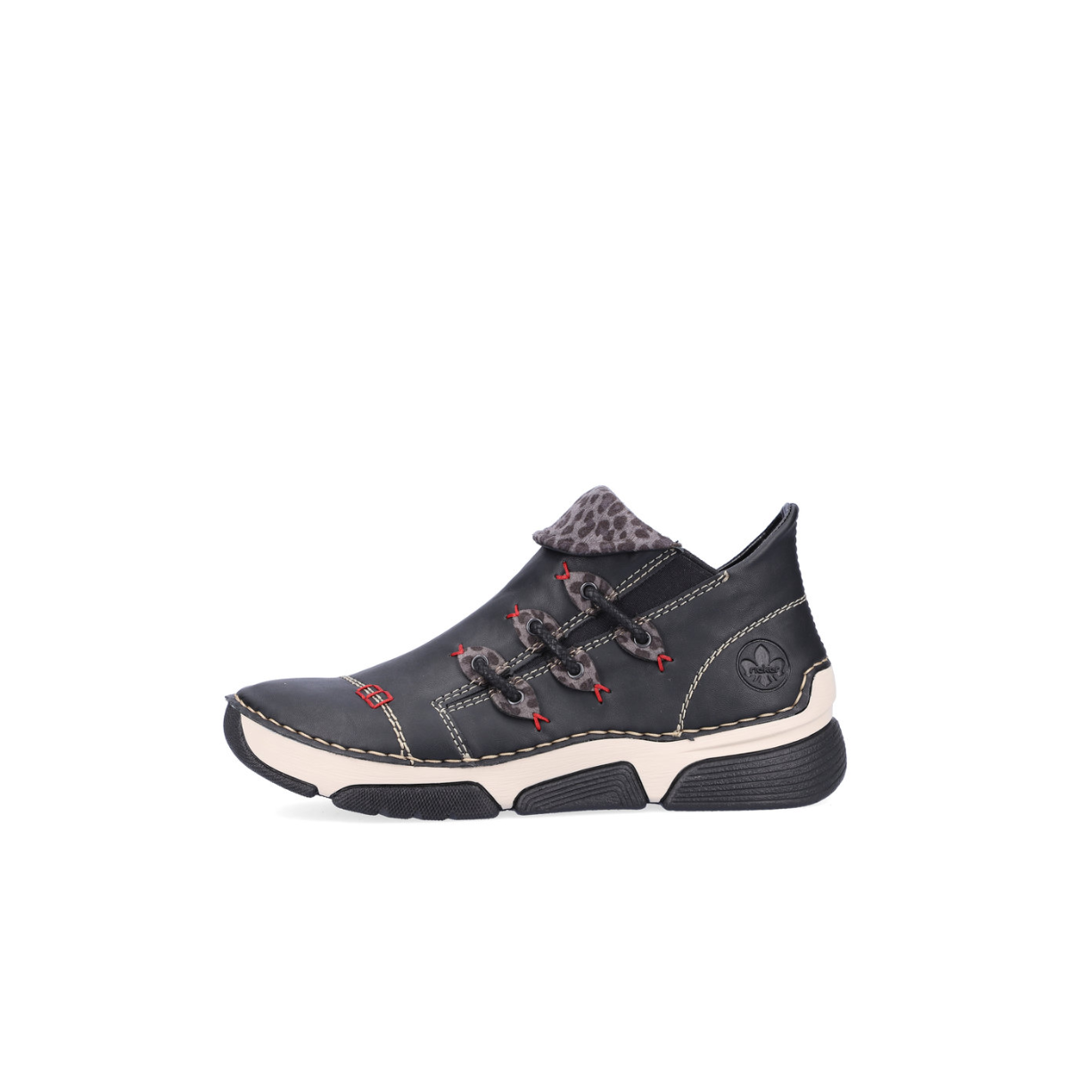 Rieker ženske gležnjače 45983-00 Lak Korak