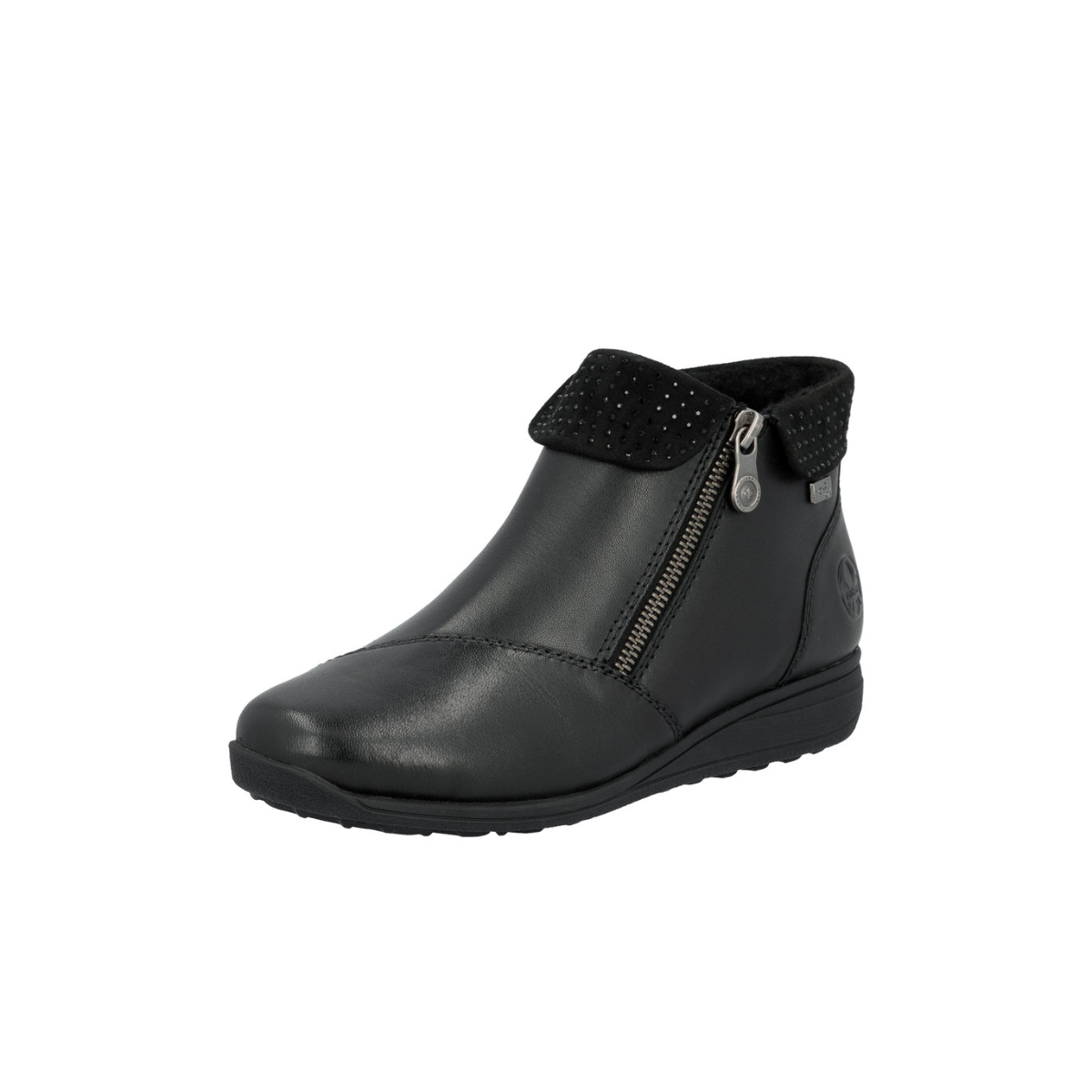 Rieker ženske gležnjače 47252-00 Lak Korak