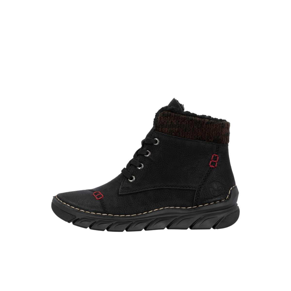 Rieker ženske gležnjače 55031-00 Lak Korak