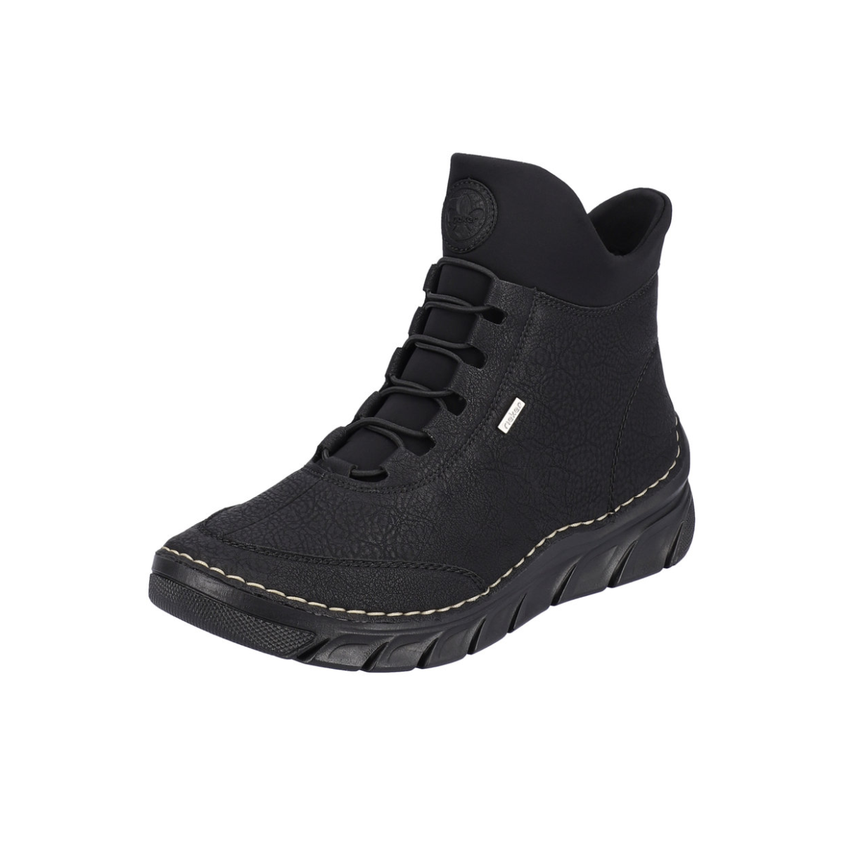 Rieker ženske gležnjače 55069-00 Lak Korak