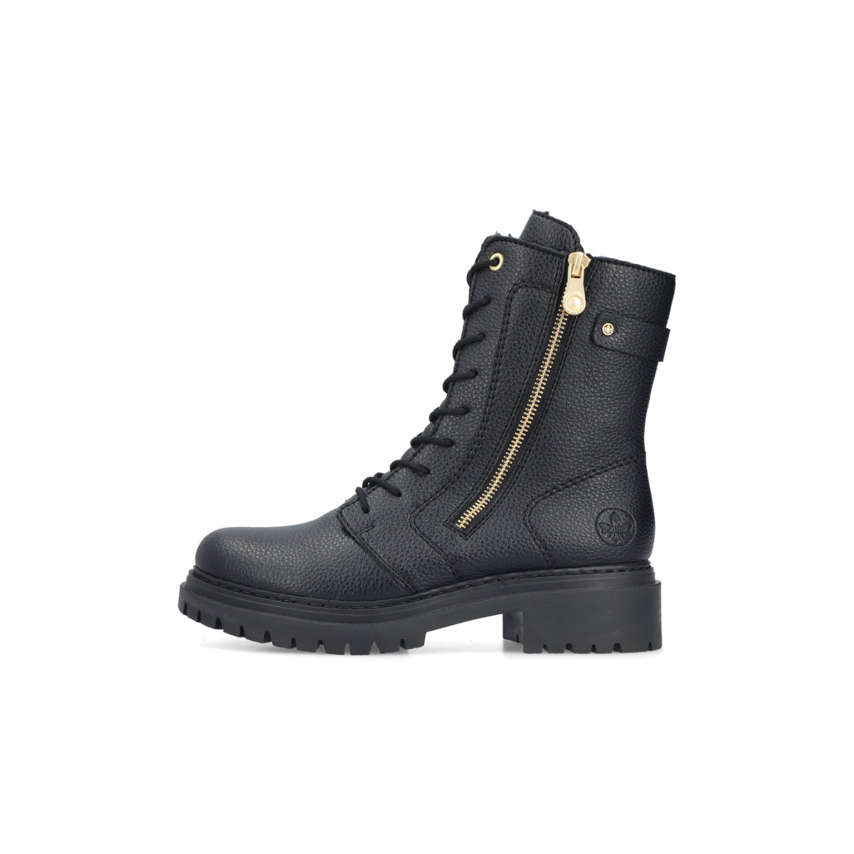 Rieker ženske gležnjače 72640-00 Lak Korak