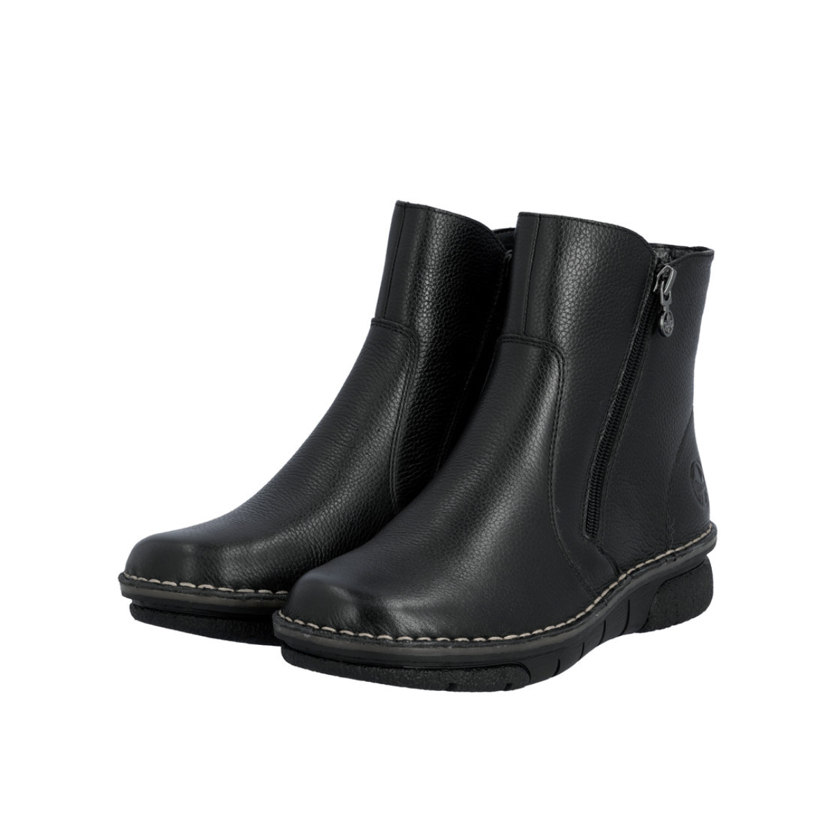 Rieker ženske gležnjače 73365-00 Lak Korak