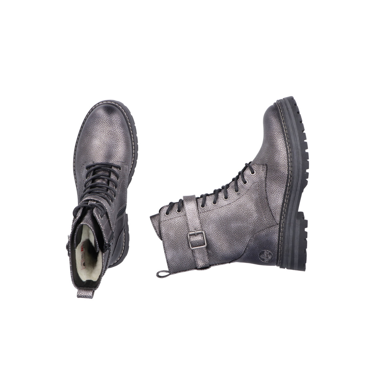 Rieker ženske gležnjače 93024-90 Lak Korak