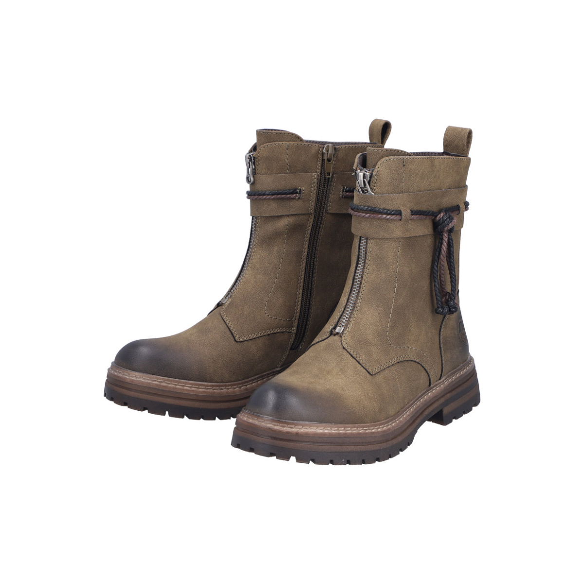 Rieker ženske gležnjače 93068-54 Lak Korak