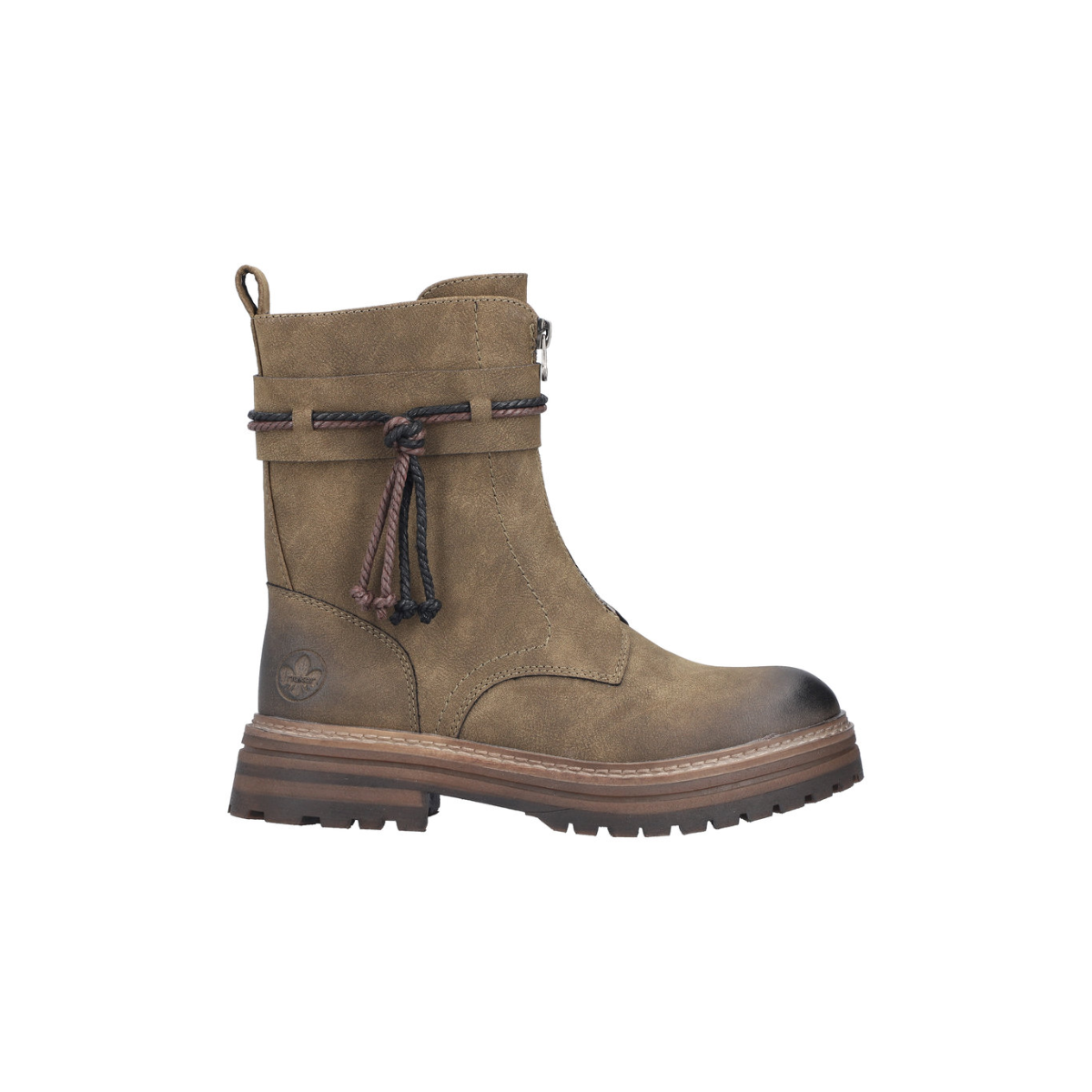 Rieker ženske gležnjače 93068-54 Lak Korak