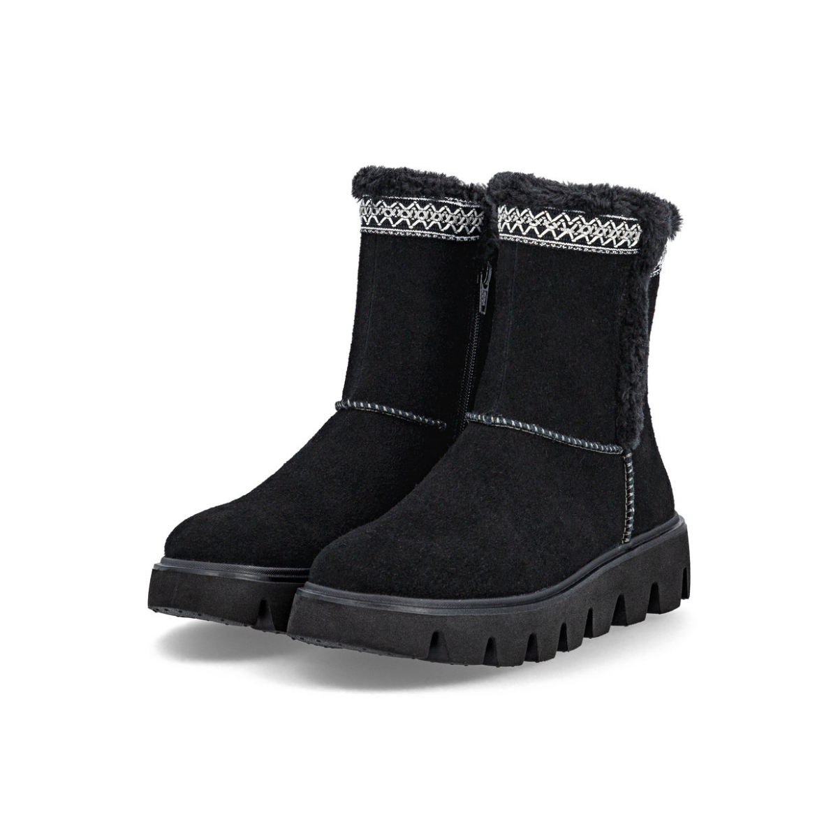 Rieker ženske gležnjače W2075-00 Lak Korak