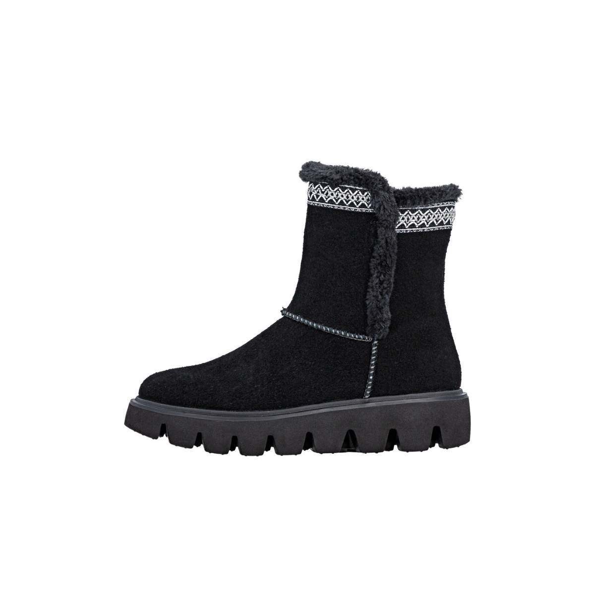 Rieker ženske gležnjače W2075-00 Lak Korak