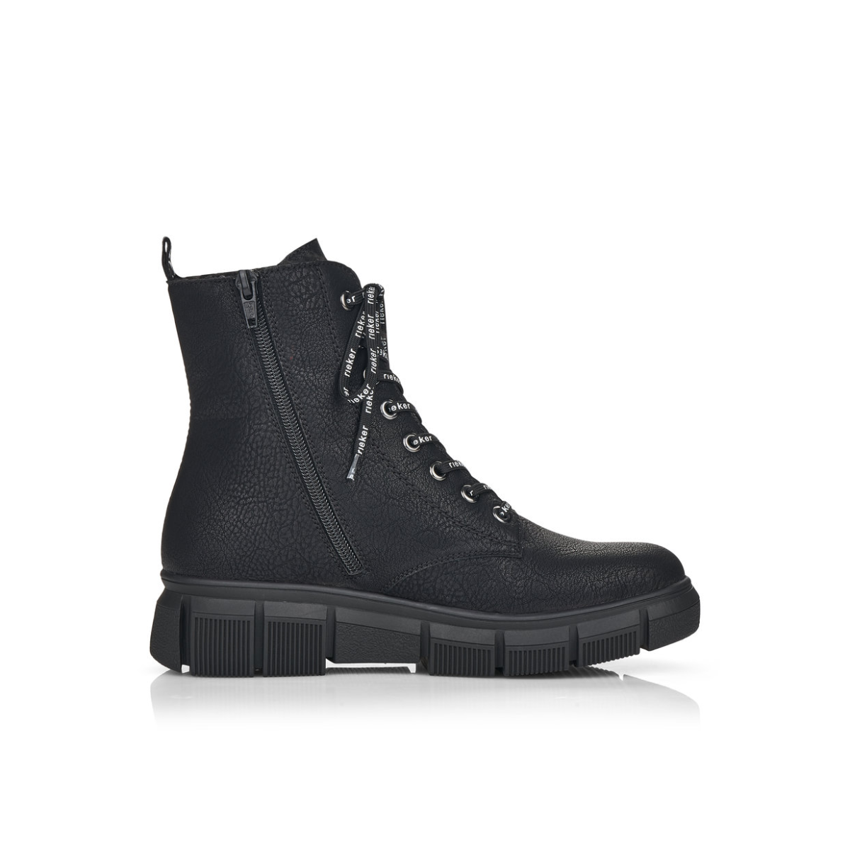 Rieker ženske gležnjače X3410-00 Lak Korak