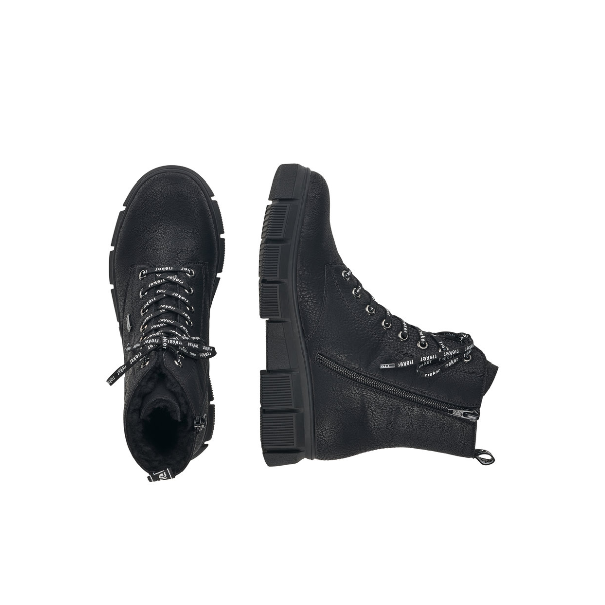 Rieker ženske gležnjače X3410-00 Lak Korak