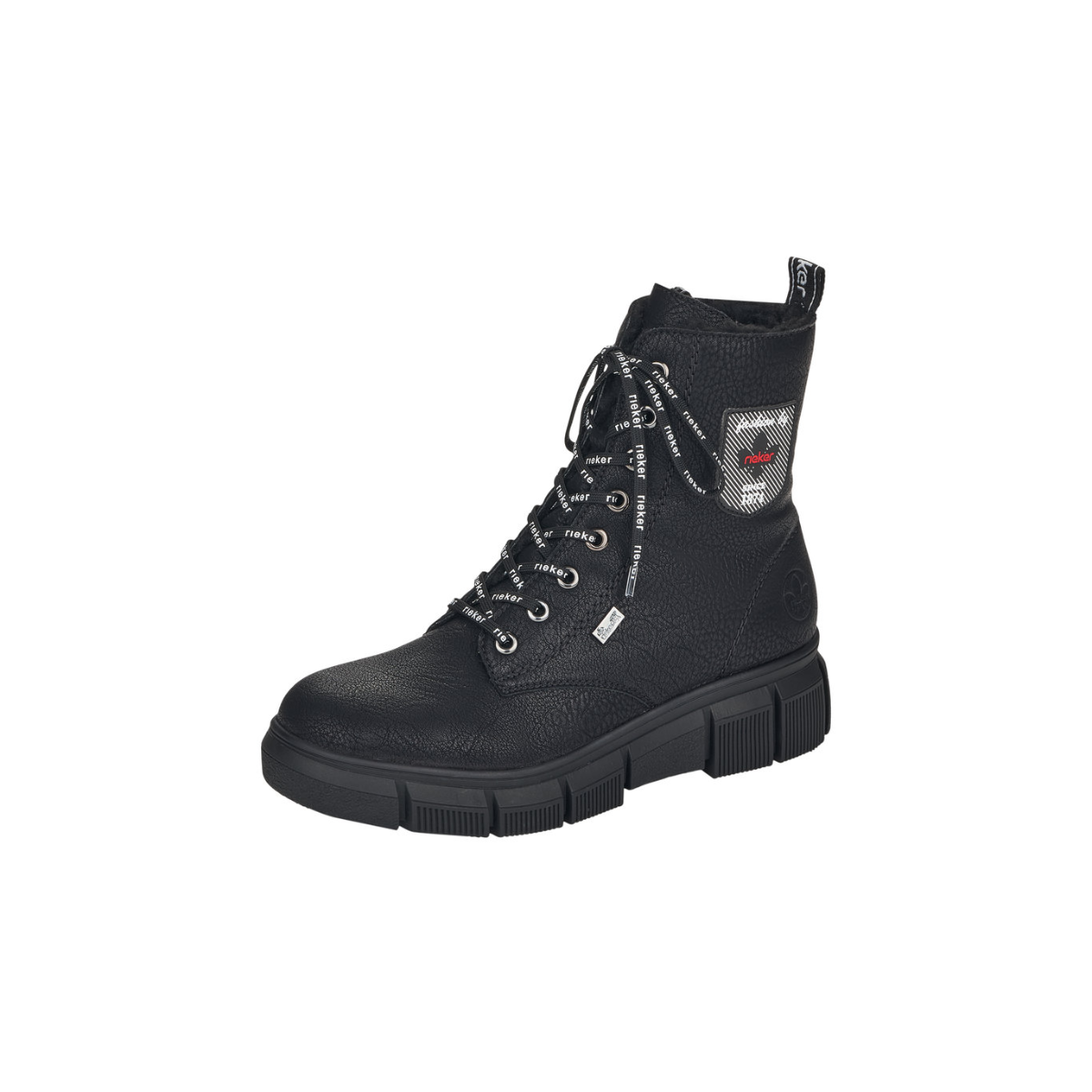 Rieker ženske gležnjače X3410-00 Lak Korak