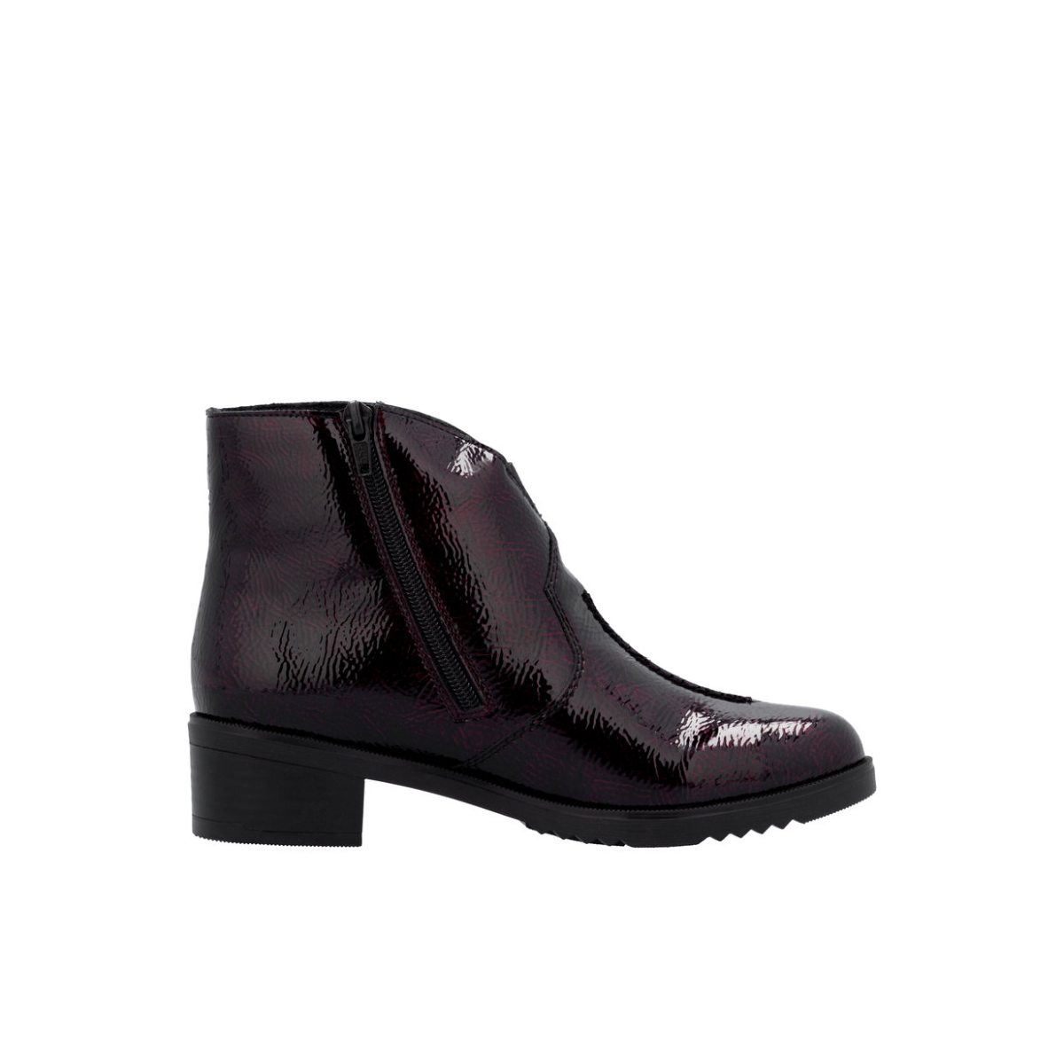 Rieker ženske gležnjače Y0553-35 Lak Korak