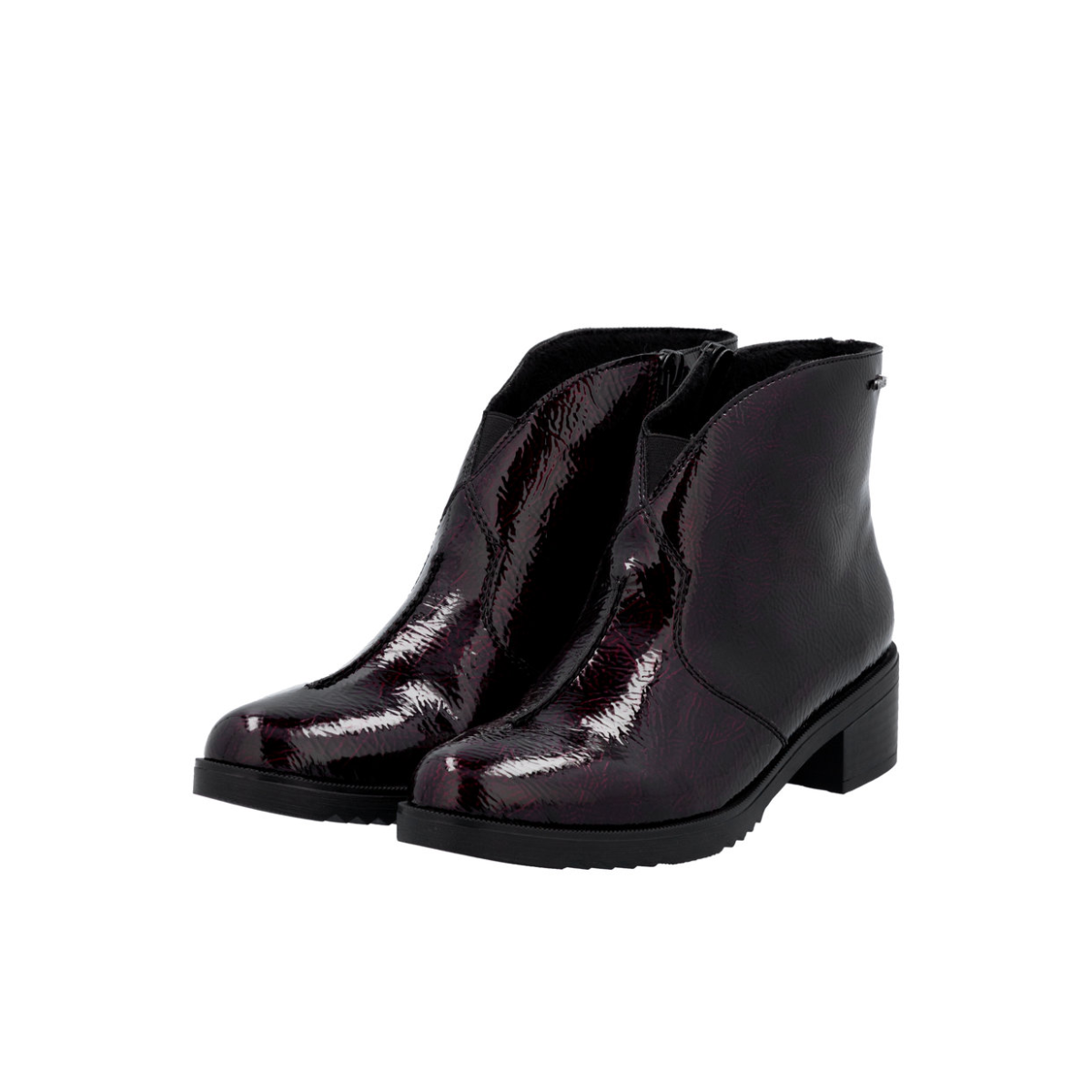 Rieker ženske gležnjače Y0553-35 Lak Korak