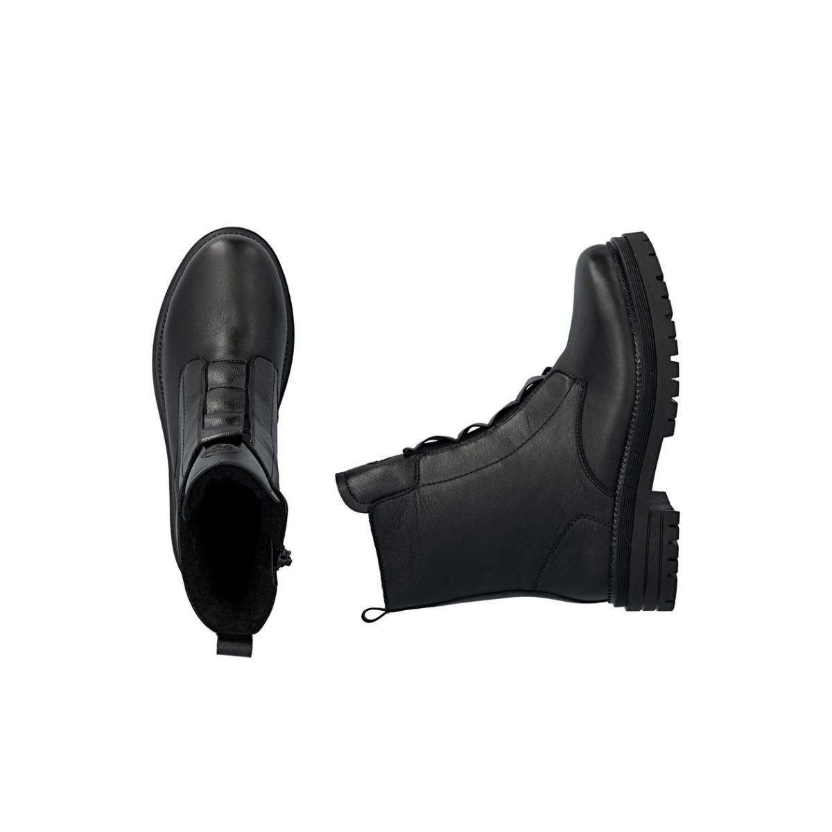 Rieker ženske gležnjače Y3160-00 Lak Korak