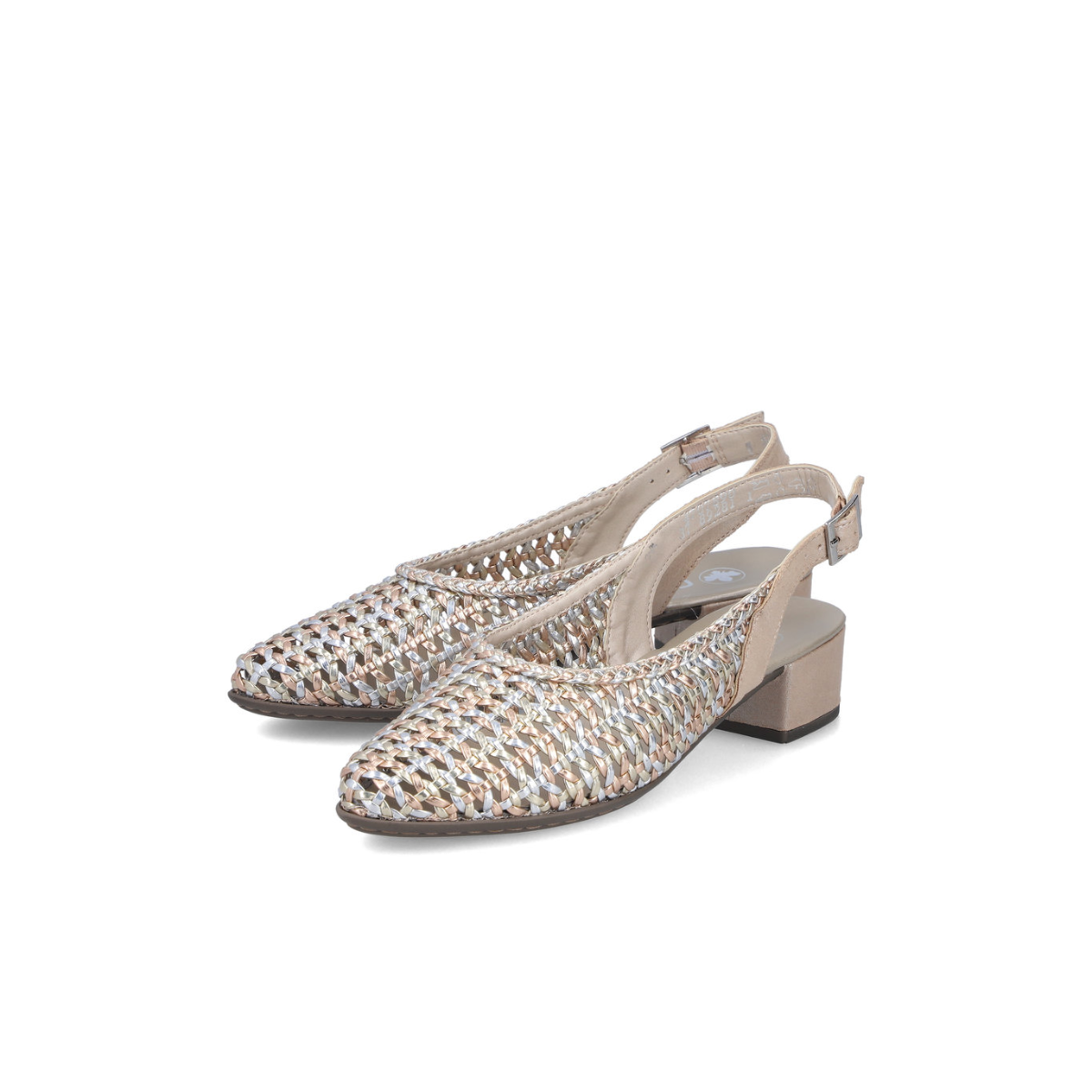 Rieker ženske polucipele 47078-90 Lak Korak