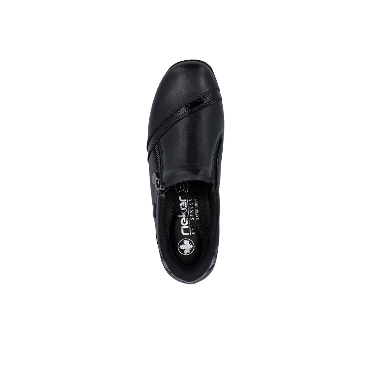 Rieker ženske polucipele 47264-00 Lak Korak