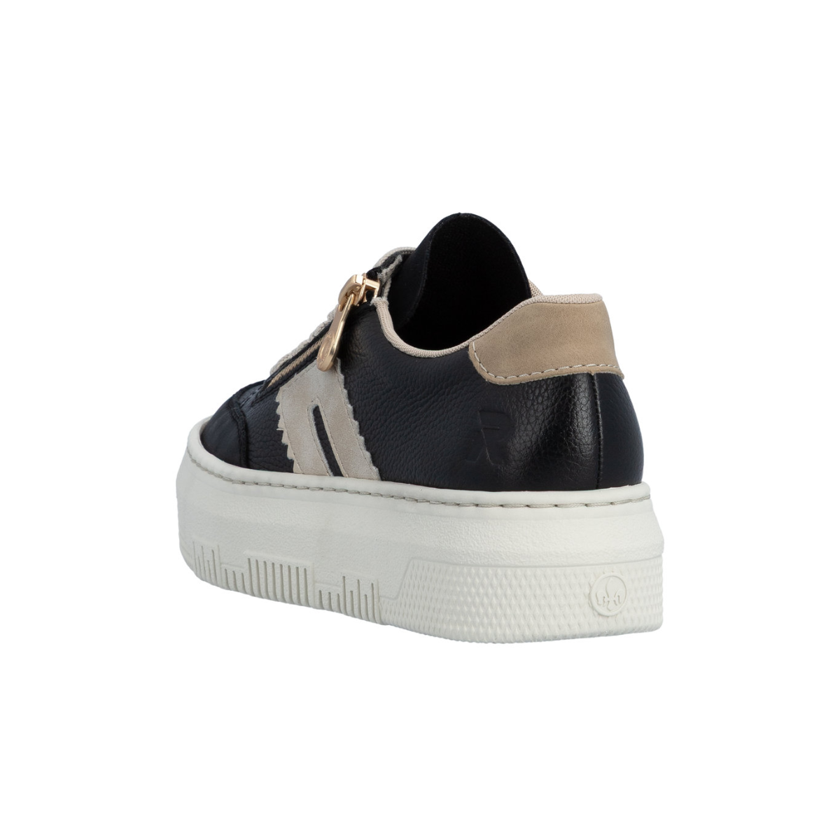 Rieker ženske polucipele M1912-00 Lak Korak