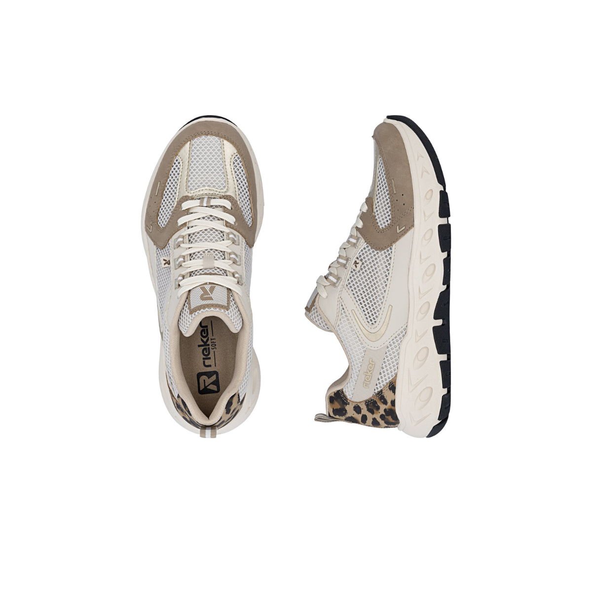 Rieker ženske polucipele M6501-60 Lak Korak