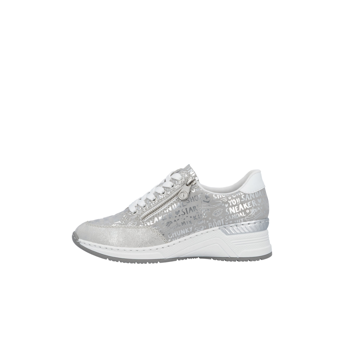 Rieker ženske polucipele N4316-90 Lak Korak