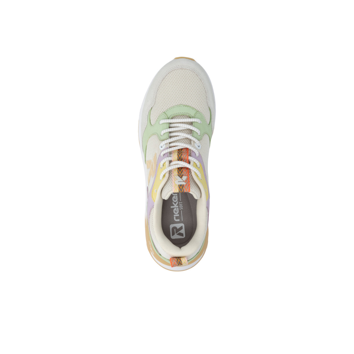 Rieker ženske polucipele W2506-60 Lak Korak