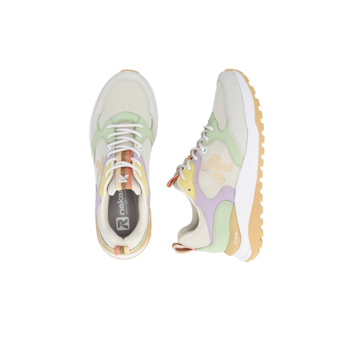 Rieker ženske polucipele W2506-60 Lak Korak