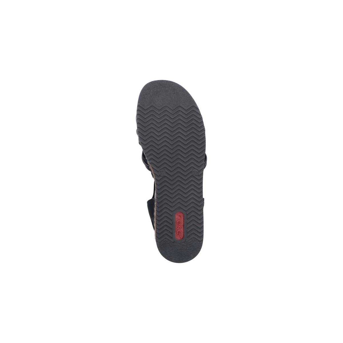 Rieker ženske sandale 62969-00 Lak Korak