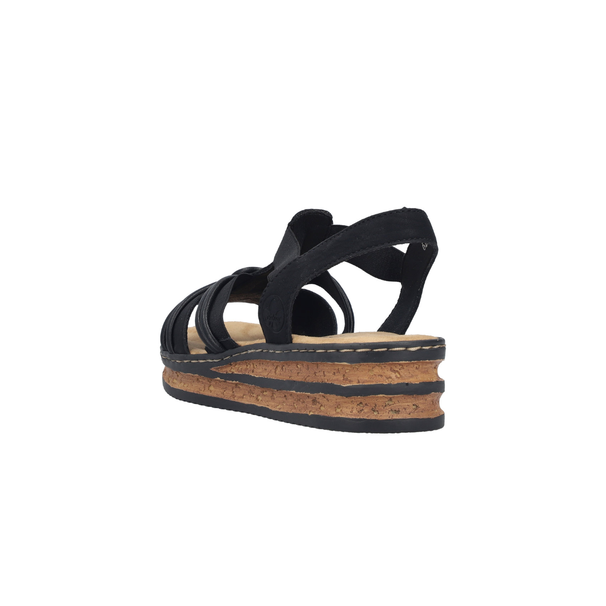 Rieker ženske sandale 62969-00 Lak Korak