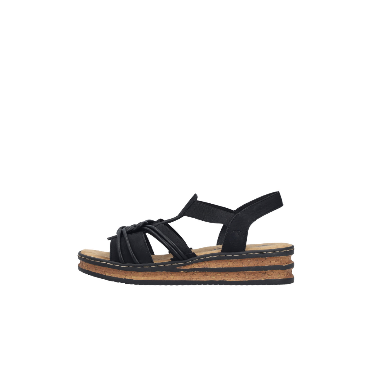 Rieker ženske sandale 62969-00 Lak Korak