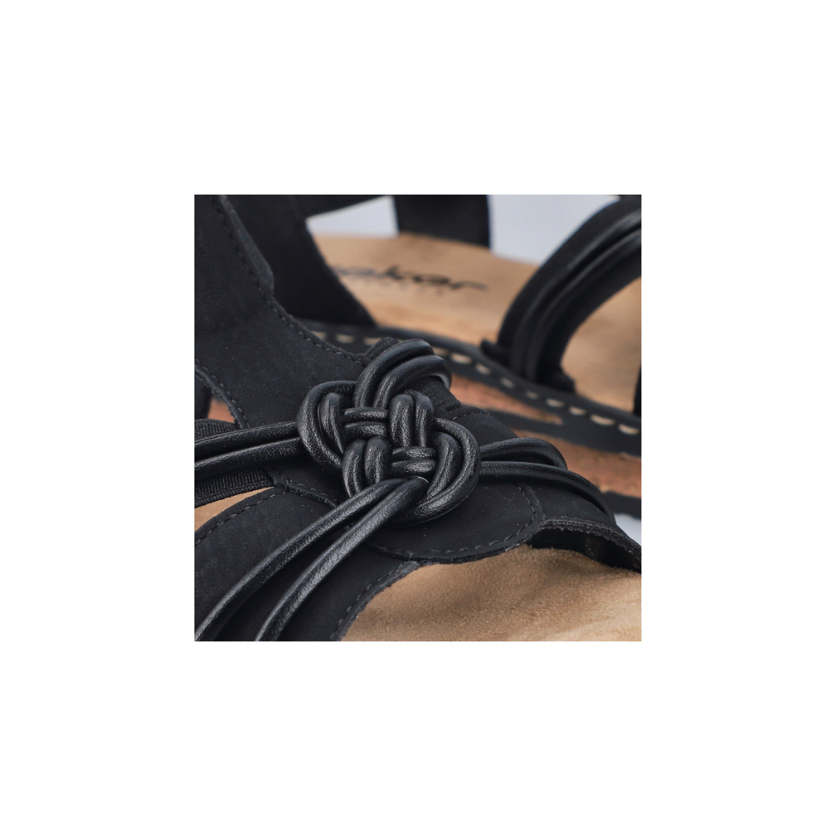 Rieker ženske sandale 62969-00 Lak Korak