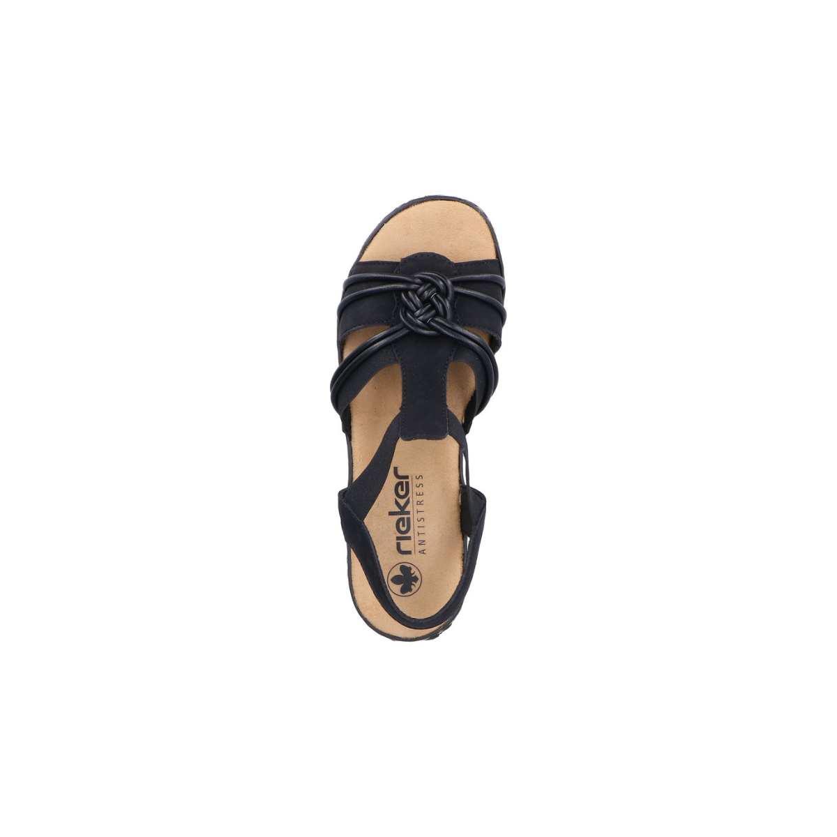 Rieker ženske sandale 62969-00 Lak Korak