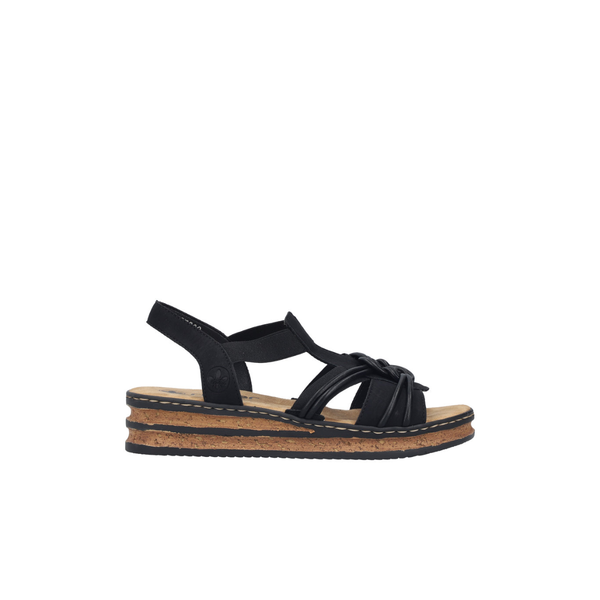 Rieker ženske sandale 62969-00 Lak Korak