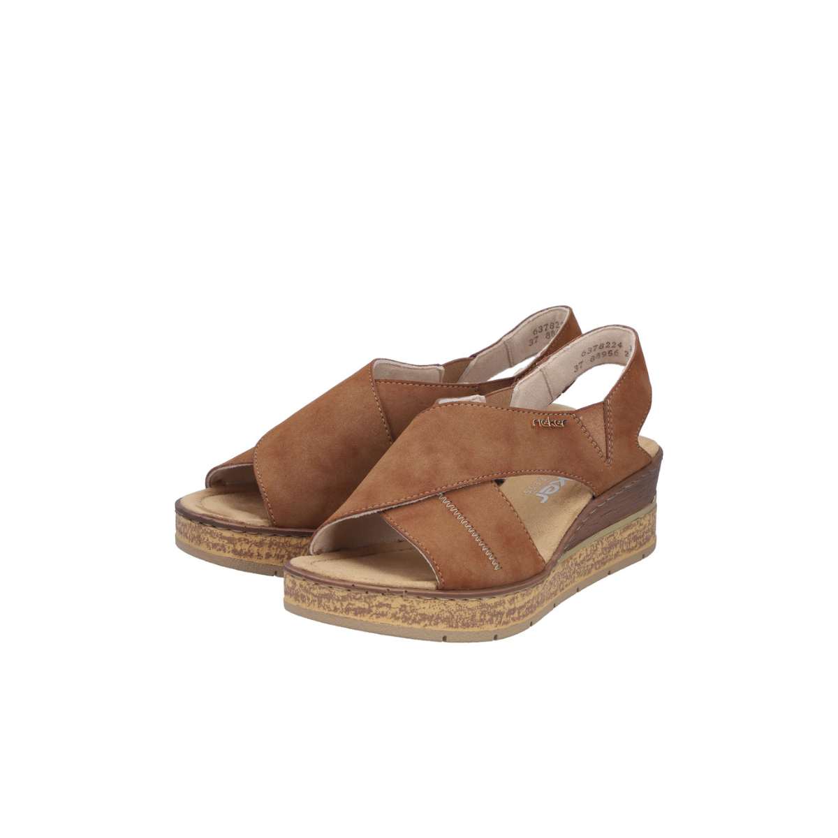 Rieker ženske sandale 63782-24 Lak Korak