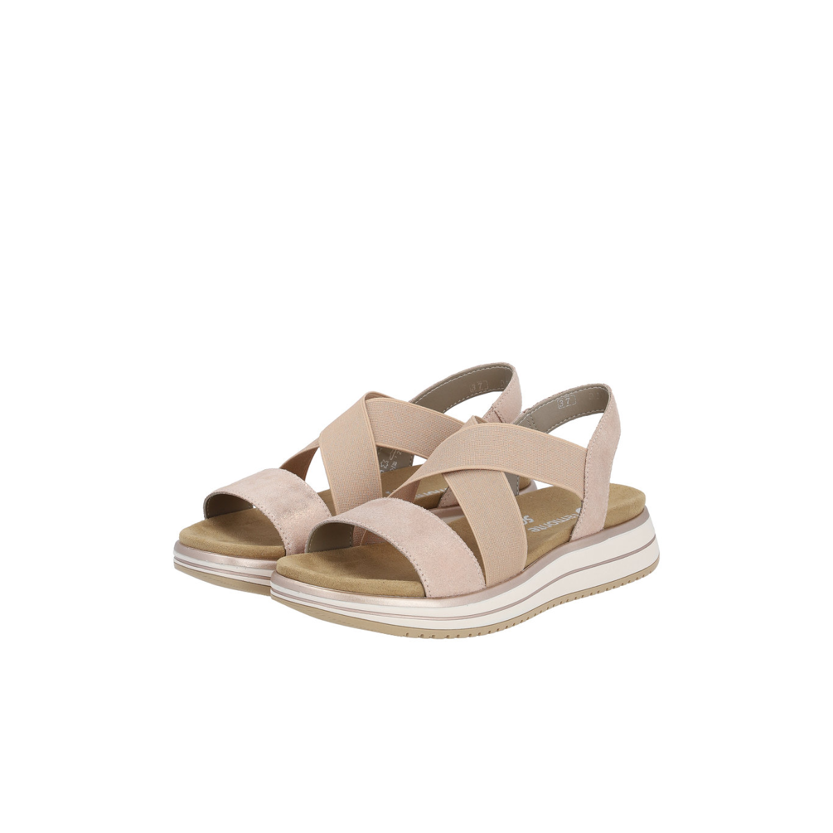 Rieker ženske sandale D1J50-31 Lak Korak