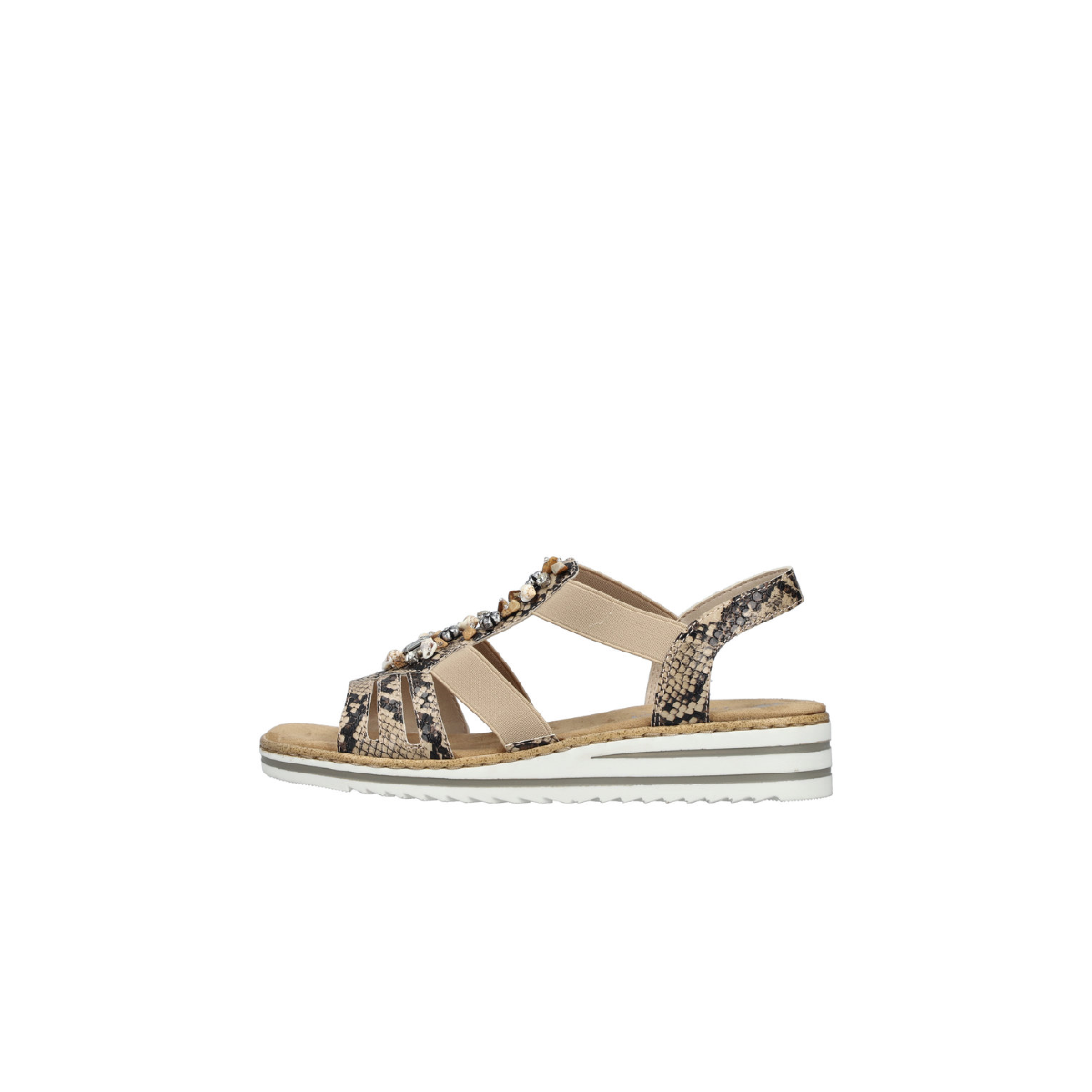 Rieker ženske sandale V0649-20 Lak Korak